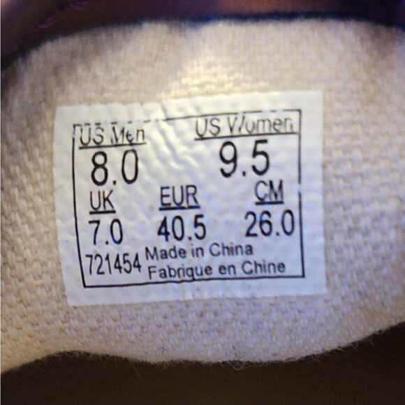 VANS Old Skool "Muted Metallic" Pewter Purple Bronze Shoes Wmns 9.5/Men's 8 RARE - Picture 6 of 8